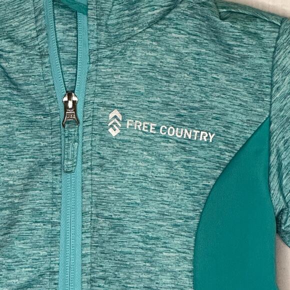 Free Country Youth Girl’s Teal Jacket, Small (4), Pre-owned - Picture 3 of 7